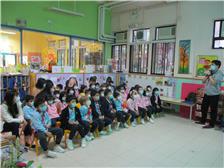 K3 and K2 Joining “Health Education Exhibition & Resource Centre Outreaching Promotional Talk— Kindergarten Hygiene Seminar”
